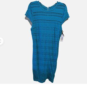 Laundry by Shelli Segal Lace LINED TROPICAL GREEN Dress, 12